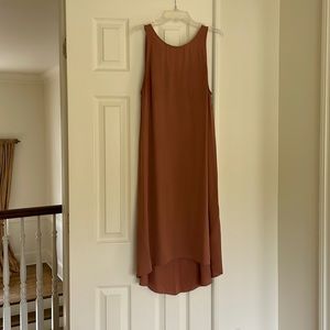 Theory size 4 pure silk dusty rose